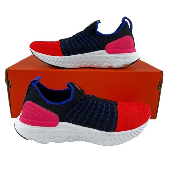 Nike Shoes - Nike React Phantom Run Flyknit 2 Women's Shoes Sneakers Black Red NO SHOE BOX